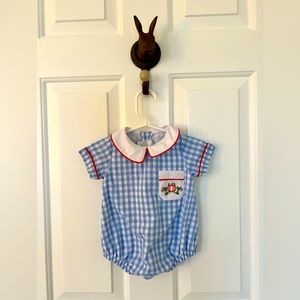 Boys Bubble Onesie - Proper Peony 3mo